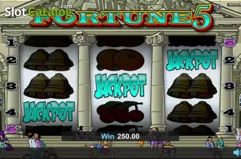 Οθόνη3. Fortune 5 Κουλοχέρης 