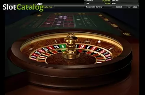 Οθόνη4. European Roulette (Realistic) Κουλοχέρης