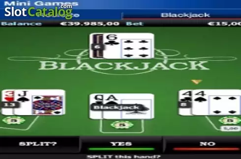 Οθόνη4. Blackjack (Mini Games) Κουλοχέρης 