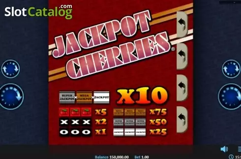 Οθόνη2. Jackpot Cherries Pull Tab Κουλοχέρης