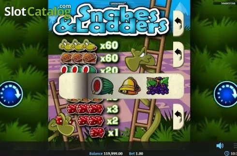Οθόνη3. Snakes Ladders Pull Tab Κουλοχέρης