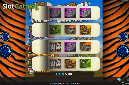 Οθόνη4. Go Wild on Safari Pull Tab Κουλοχέρης 
