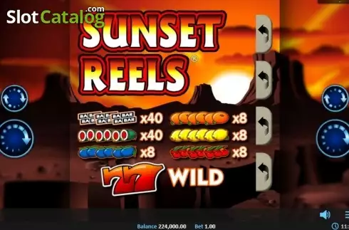 Οθόνη2. Sunset Reels Pull Tab Κουλοχέρης