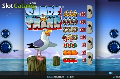 Οθόνη2. Shore Thing Pull Tab Κουλοχέρης