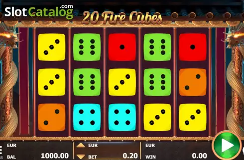 Οθόνη2. 20 Fire Cubes Κουλοχέρης
