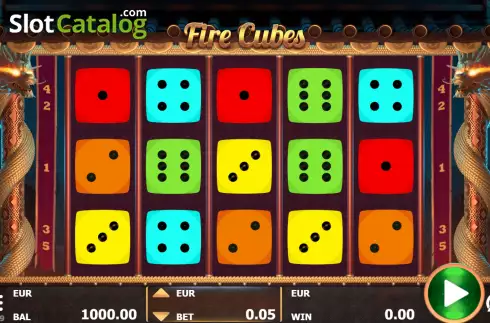 Οθόνη2. Fire Cubes Κουλοχέρης