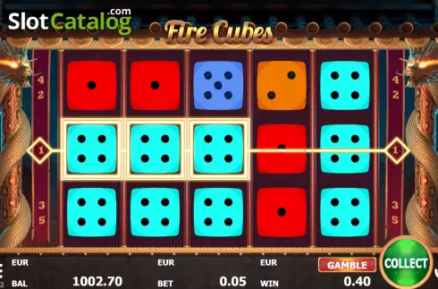 Οθόνη4. Fire Cubes Κουλοχέρης