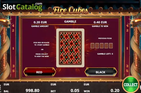 Οθόνη5. Fire Cubes Κουλοχέρης