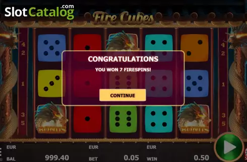 Οθόνη6. Fire Cubes Κουλοχέρης