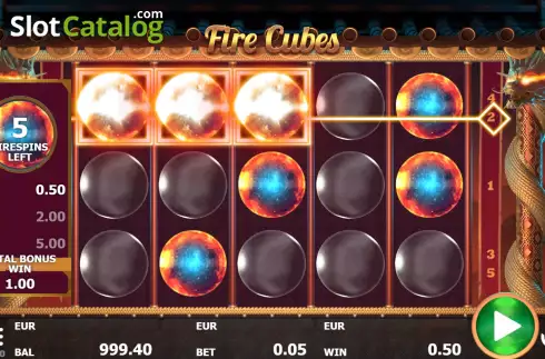 Οθόνη7. Fire Cubes Κουλοχέρης