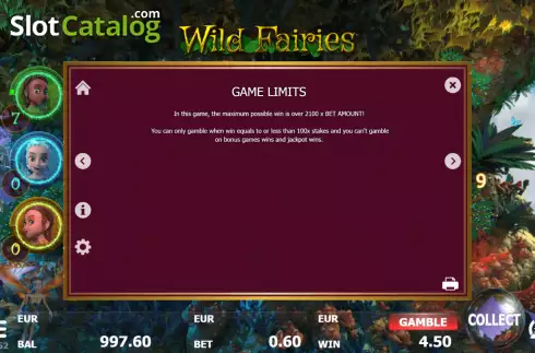 Οθόνη9. Wild Fairies (Red Panda) Κουλοχέρης 