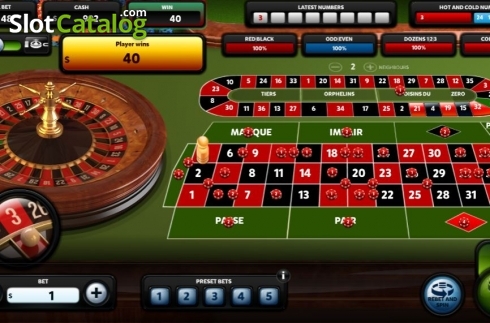 Οθόνη3. French Roulette (Red Rake) Κουλοχέρης