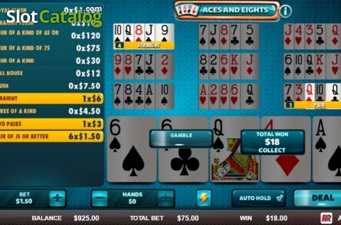 Οθόνη4. Aces & Eights (Red Rake) Κουλοχέρης
