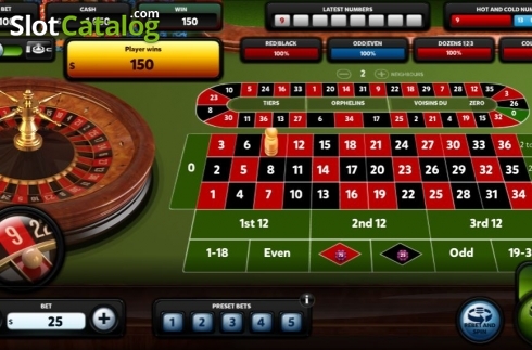 Οθόνη3. European Roulette (Red Rake) Κουλοχέρης