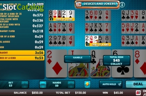 Οθόνη4. Deuces & Jokers (Red Rake) Κουλοχέρης 