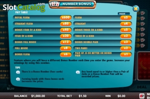Οθόνη2. Number Bonus Κουλοχέρης