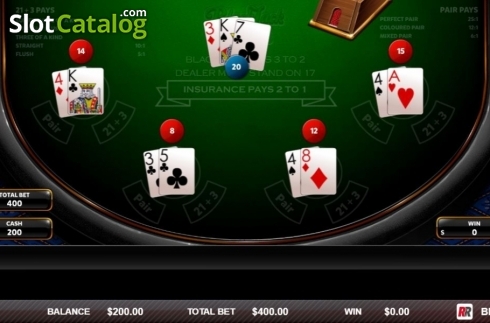 Οθόνη3. Blackjack VIP (Red Rake) Κουλοχέρης