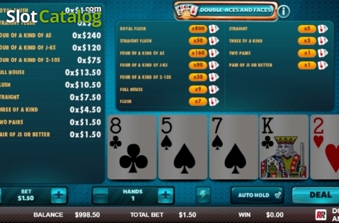 Οθόνη3. Double Aces & Faces (Red Rake) Κουλοχέρης