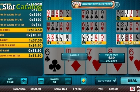 Οθόνη4. Double Aces & Faces (Red Rake) Κουλοχέρης