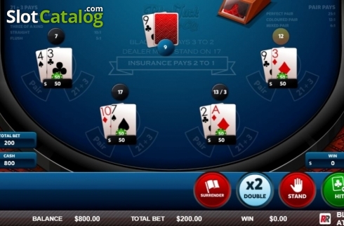 Οθόνη3. Blackjack Atlantic City (Red Rake) Κουλοχέρης