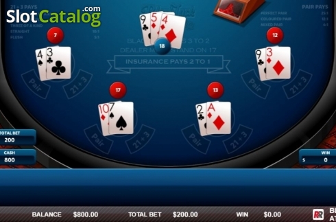 Οθόνη4. Blackjack Atlantic City (Red Rake) Κουλοχέρης