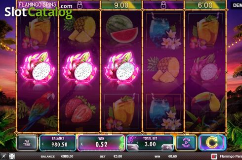 Οθόνη4. Flamingo Paradise Κουλοχέρης