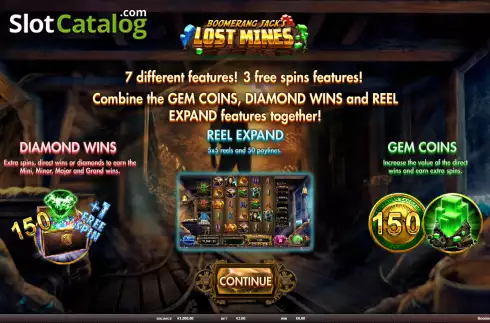 Οθόνη2. Boomerang Jack’s Lost Mines Κουλοχέρης