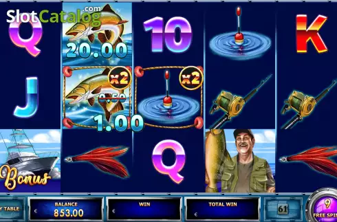 Οθόνη6. Big Size Fishin' Κουλοχέρης