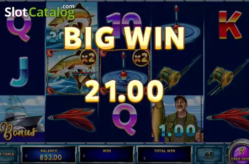 Οθόνη7. Big Size Fishin' Κουλοχέρης