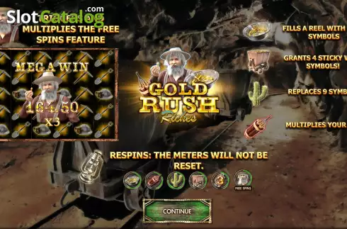 Οθόνη2. Gold Rush Riches Κουλοχέρης