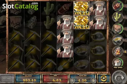 Οθόνη7. Gold Rush Riches Κουλοχέρης