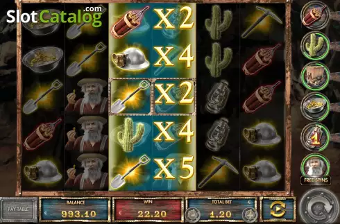 Οθόνη9. Gold Rush Riches Κουλοχέρης