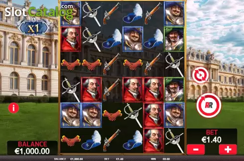 Οθόνη2. Musketeers 1 Wild for All Κουλοχέρης