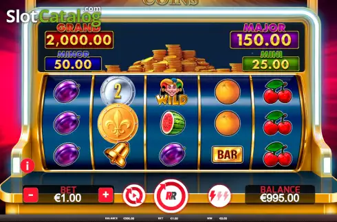 Οθόνη2. Mega Coins Κουλοχέρης 