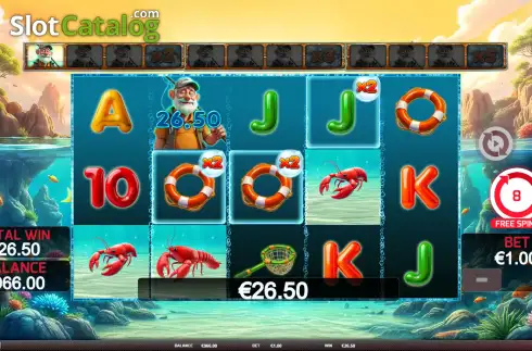 Οθόνη3. Lobster Splash Κουλοχέρης