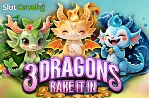 3 DRAGONS RAKE IT IN Λογότυπο 3 DRAGONS RAKE IT IN Λογότυπο