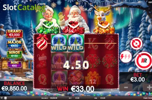 Οθόνη3. Triple Christmas Κουλοχέρης