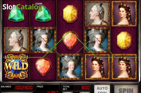 Οθόνη3. Queens and Diamonds Κουλοχέρης 