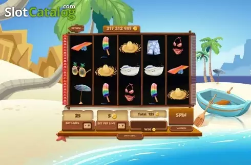 Οθόνη2. Paradise Beach (Red Rake) Κουλοχέρης