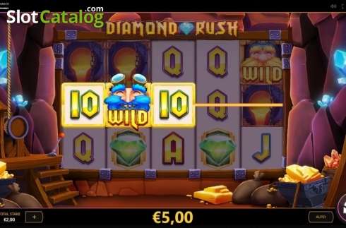 Οθόνη3. Diamond Rush (Cayetano Gaming) Κουλοχέρης