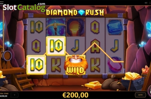 Οθόνη4. Diamond Rush (Cayetano Gaming) Κουλοχέρης
