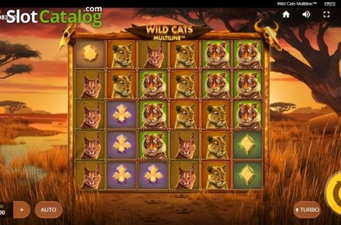 Οθόνη3. Wild Cats Multiline Κουλοχέρης