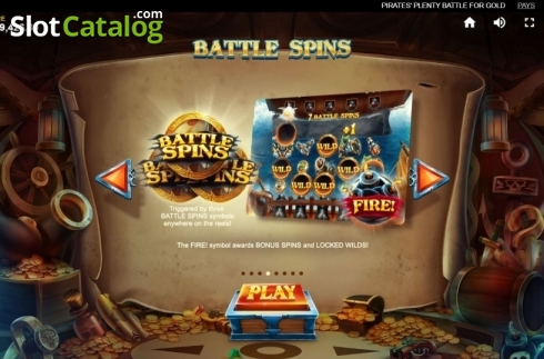 Οθόνη5. Pirates Plenty Battle for Gold Κουλοχέρης