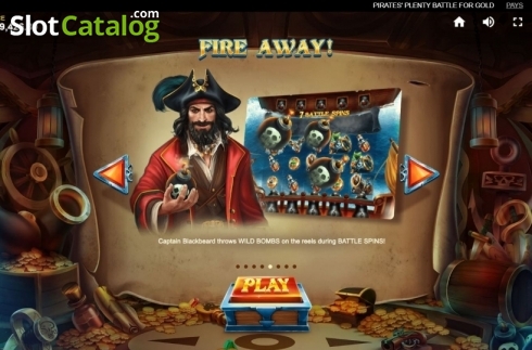 Οθόνη6. Pirates Plenty Battle for Gold Κουλοχέρης