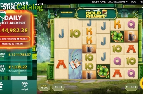 Οθόνη2. Paddy Power Gold Megaways Κουλοχέρης 