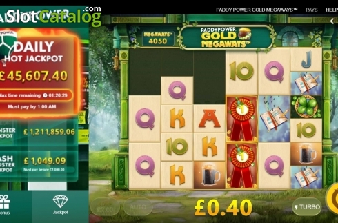 Οθόνη4. Paddy Power Gold Megaways Κουλοχέρης 