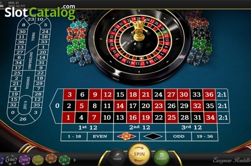 Οθόνη4. European Roulette (Red Tiger) Κουλοχέρης