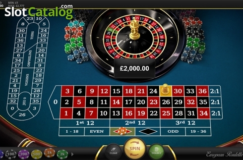Οθόνη5. European Roulette (Red Tiger) Κουλοχέρης