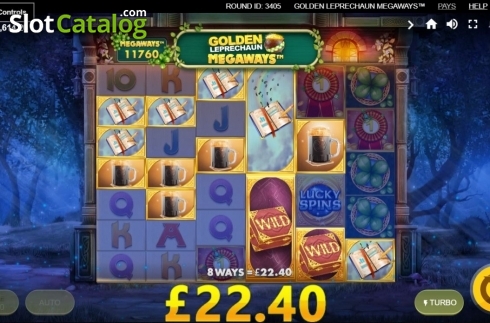 Οθόνη4. Golden Leprechaun Megaways Κουλοχέρης 