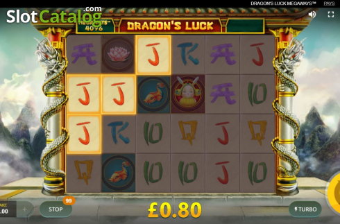Οθόνη3. Dragon's Luck Megaways Κουλοχέρης 